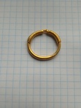 Золотое височное витое кольцо  Черняховской Культуры, фото №9