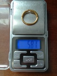 Золотое височное витое кольцо  Черняховской Культуры, фото №13