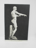 Открытка Скульптура. Апоксиомен - атлет скребком счищающего с себя песок после состязаний, фото №2