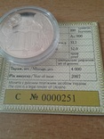 Острожская Библия 100 грн. 2007 года ( монета, капсула, коробка, упаковка ), фото №9