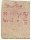 Карточка Владельца Огорода об Оплате, 1920 г., фото №3