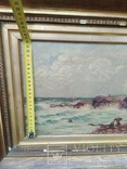 Картина Морской пейзаж.старая Англия.холст.масло.позолота, фото №10