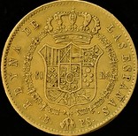 80 реал 1840 року, Іспанія  Ізабелла ІІ, фото №2