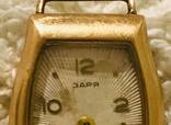 Золотые женские наручные часы " ЗАРЯ" ( в ремонт ), фото №3