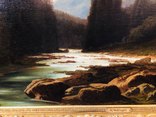 Картина “Домик в горах” худ.Wolfinger.M, фото №6