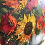 Картина «Полевые цветы» масло мастихин, фото №8