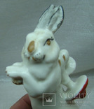 Старая статуэтка статуэтка кролик с грибами, фото №10