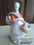 Статуэтка Девушка с грибами ЗХК Полонне, фото №2