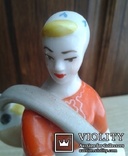 Статуэтка Девушка с грибами ЗХК Полонне, фото №3