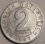 Австрия 2 грош 1962, фото №2