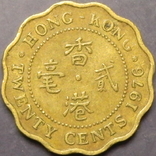 20 центів Гонконг 1976, фото №2