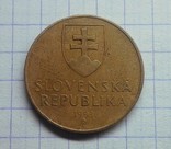 Словакия 1 крона 1993, фото №2