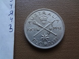 Флорин 1951 Австралия  серебро (Я.4.3)~, фото №4