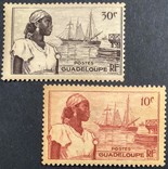 Гваделупа,1947 , парусник , корабль, фото №2