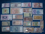 Коллекция  Банкнот  разных стран.  22 штуки., фото №2