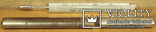 Старинный латунный футляр для градусника в сборе, фото №9