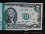 2 доллара США штат НЬЮ-ЙОРК 2013рік UNC корінець (100банкнот номер в номер), фото №5