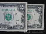 2 доллара США штат НЬЮ-ЙОРК 2013рік UNC корінець (100банкнот номер в номер), фото №7