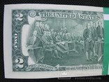 2 доллара США штат НЬЮ-ЙОРК 2013рік UNC корінець (100банкнот номер в номер), фото №8