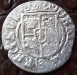 1 1/2 гроша 1635 року. Ельблінг (срібло) окуп. Швеція Христина, фото №3