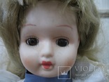 Фарфорова лялька, кукла 40 см  на подставке., фото №8