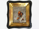Тих­вин­ская ико­на Бо­жи­ей Ма­те­ри в серебряном окладе., фото №2