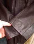 Большая кожаная мужская куртка JAMIEPAGE. Лот 456, фото №6