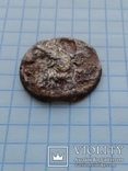 Монета Керкинитиды. Тихе в башенной короне, скиф на коне, фото №6