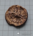 Монета Керкинитиды. Тихе в башенной короне, скиф на коне, фото №7