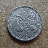 6 пенсов 1966   Великобритания   (П.10.32)~, фото №2