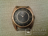 Часы швейцарские Prely позолота, фото №2
