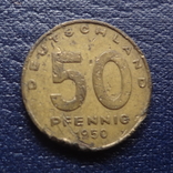 50 пфеннигов  1950 Саар Германия    (U.5.3)~, фото №2