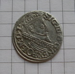 Трояк 1622 года. Сиг. ІІІ Ваза., фото №2