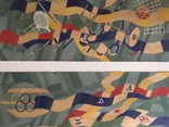 Ескіз настінного розпису, Одеса, Пасховер/Оленін, 42х11,5, к/а, 1970-і, фото №3