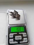 Запонки из серебра 925 проба Germany, фото №4