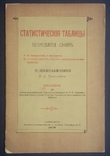 Статистические таблицы распределения славян с запискою А. С. Будиловича. 1875., фото №2