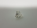 Природный бриллиант сердце 0,26 карат, фото №4