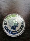 Серебряная монета "ГОД ОБЕЗЬЯНЫ" LUNAR 1 SERIES, 1 Доллар, фото №2