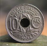 10 сантимов 1934 Франция, фото №2
