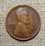 1 цент 1941 США, фото №3
