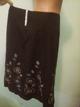 Котоновая летняя юбка Next, с подкладкой, фото №4