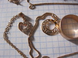 Обручальные кольца+ цепочки с кулонами 583-585 пробы .Вес 17.82 гр., фото №4