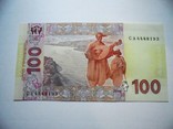 100 гривень 2014 с набора Пресс UNC, фото №3