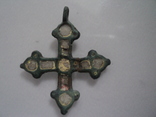 Крест КР с эмалями,на реставрацию, фото №2