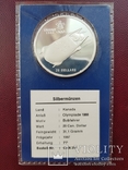20 долларов Канада 1987год Серебро Олимпиада 31,1грамм в блистере, фото №4