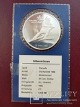 20 долларов Канада 1985год Серебро Олимпиада 31,1грамм в блистере, фото №5