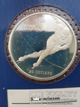 20 долларов Канада 1985год Серебро Олимпиада 31,1грамм в блистере, фото №3