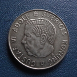 1 крона 1964  Швеция  серебро  (N.2.9)~, фото №3