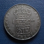 1 крона 1964  Швеция  серебро  (N.3.7)~, фото №2