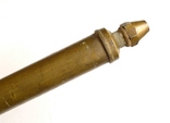Старинный медицинский латунный инструмент в виде насоса., фото №4